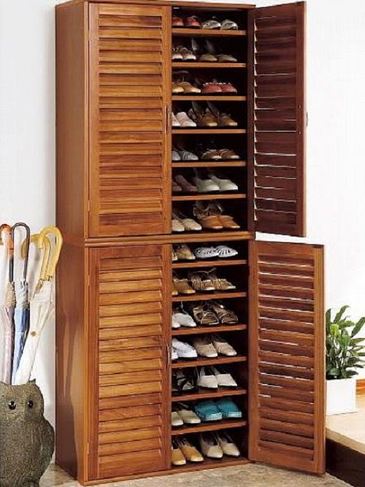 35 maneiras de organizar sapatos na entrada de casa! Imagem: Pinterest / Reprodução 