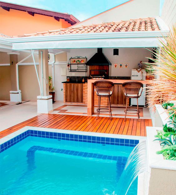 20 Piscinas incríveis! Decoração! Imagem: Reprodução 