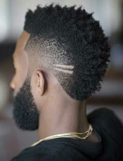 Ideias de corte em V masculino com risco